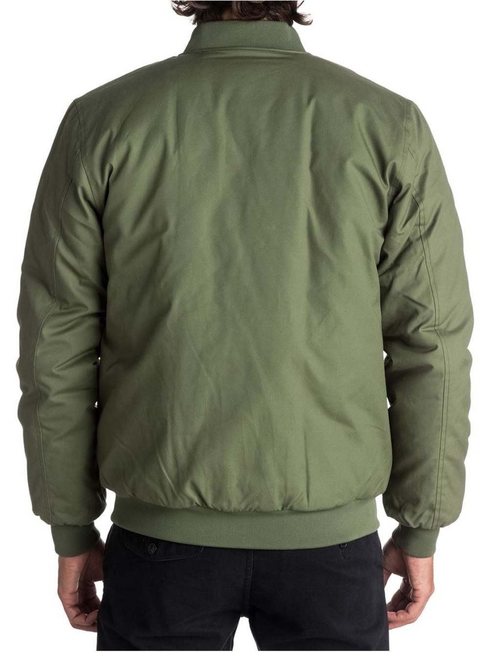 Quiksilver Ogoki Men's Olive Bomber Jacket - Picture 2 of 13